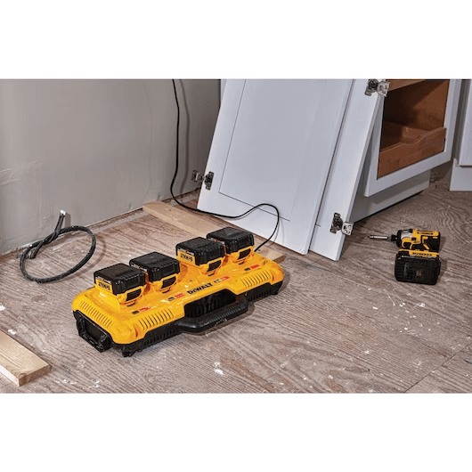 Dewalt DCB104 20V (18V) XR 4-Port Rapid Battery Charger - KHM Megatools Corp. Dewalt DCB104 20V (18V) XR 4-Port Rapid Battery Charger - KHM Megatools Corp.